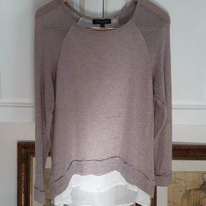 Green Envelope Mauve Sweater Top